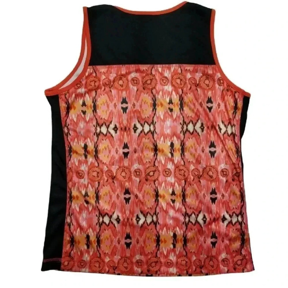 {B Sport} Ikat Print Activewear Tank Top - Picture 5 of 8